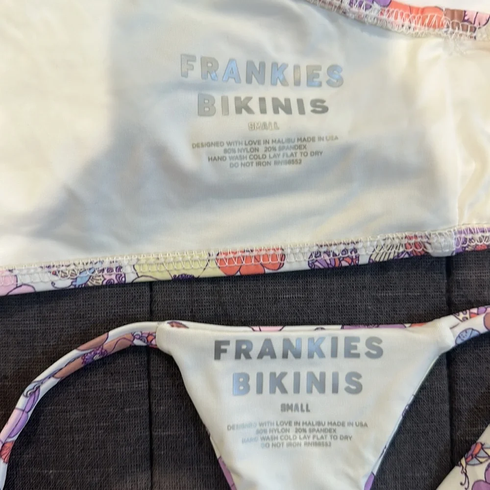 NWT Frankie’s Bikinis Mariposa Set